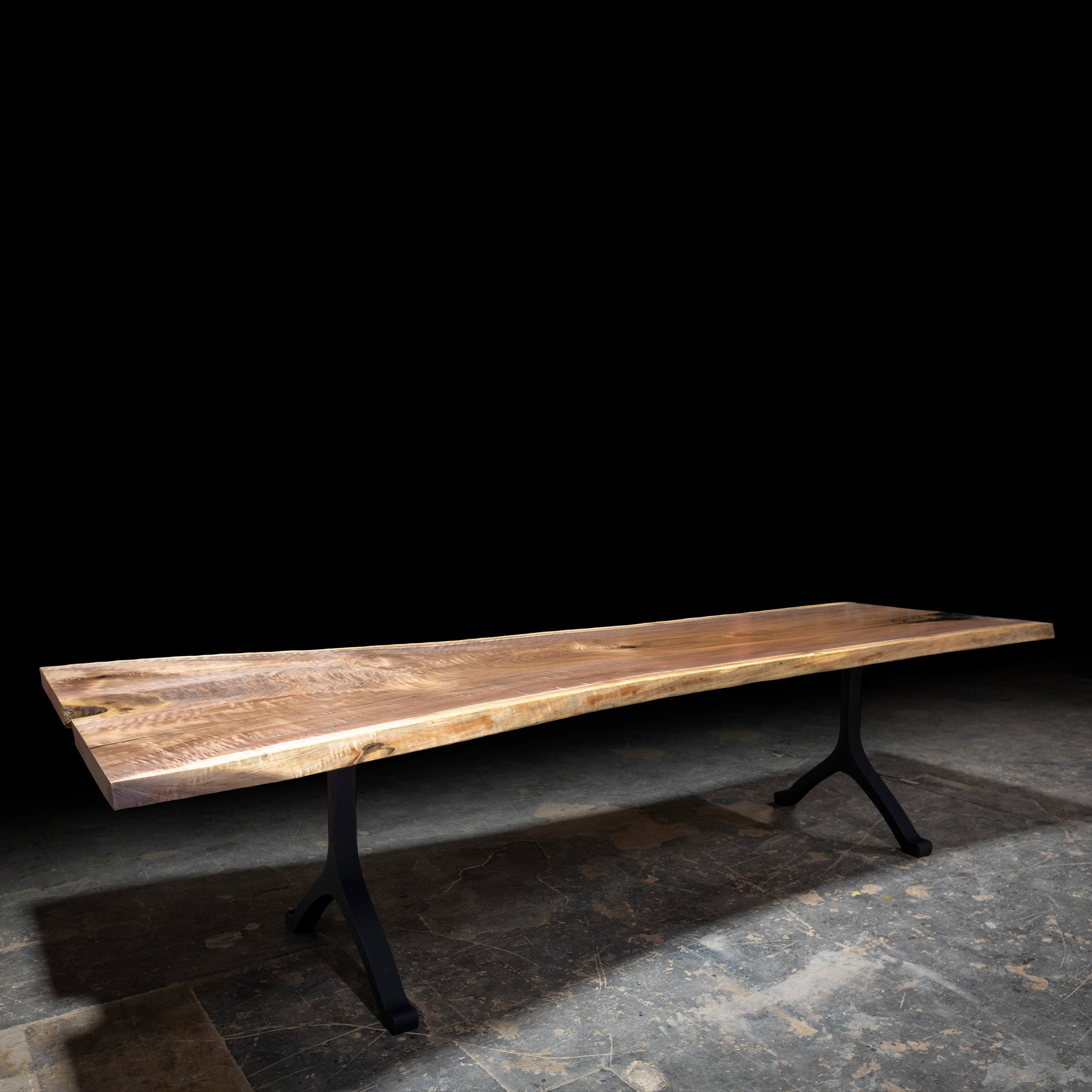 Product image 4: Black Walnut Single Slab Live Edge Dining Table 1