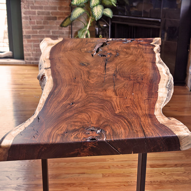 Single Slab Rosewood Dining Table