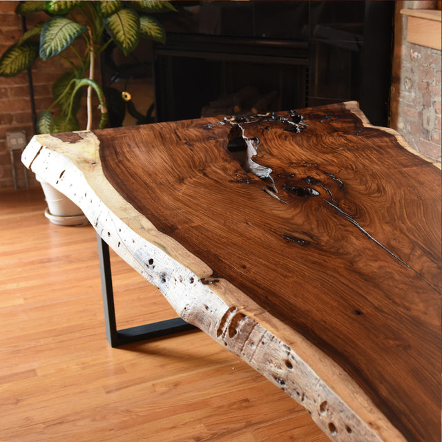 Single Slab Rosewood Dining Table