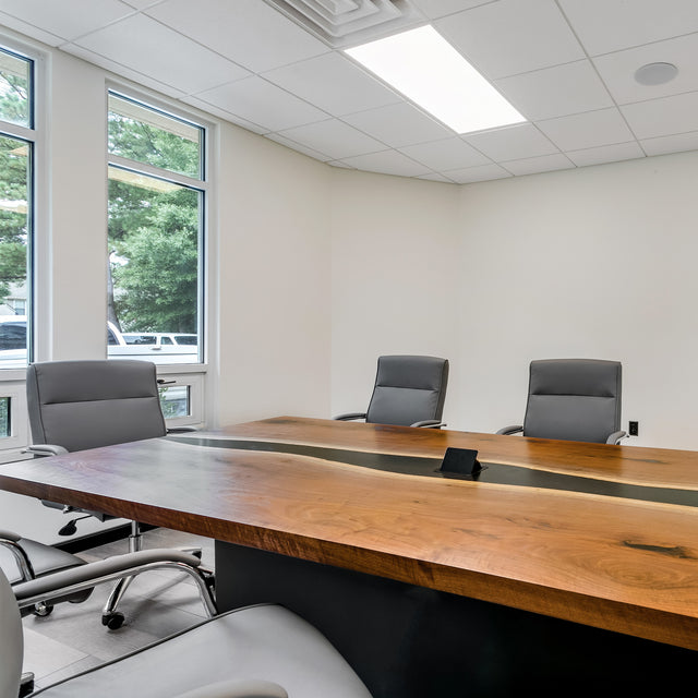 Black Walnut Live Edge River Epoxy Dining Table