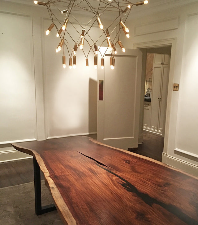 Single Slab Rosewood Table