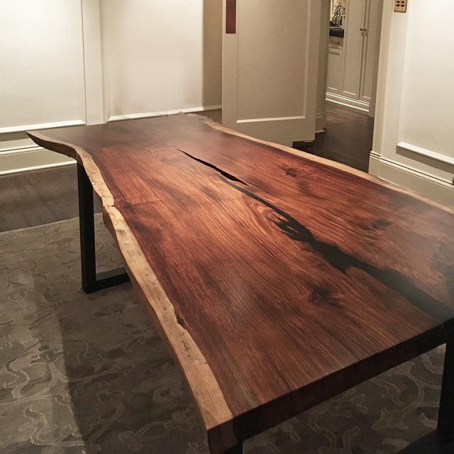 Single Slab Rosewood Table