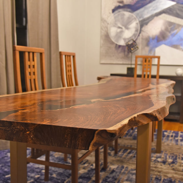 Single Slab Rosewood Dining Table