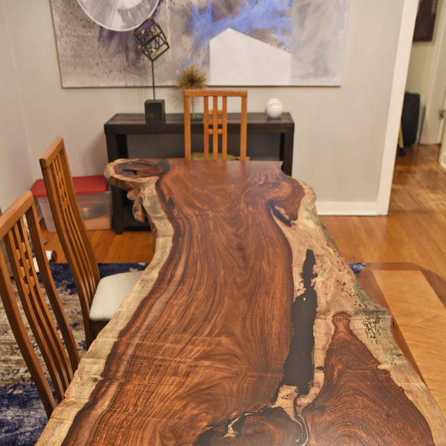 Single Slab Rosewood Dining Table