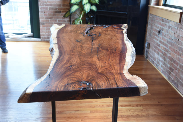 Single Slab Rosewood Dining Table