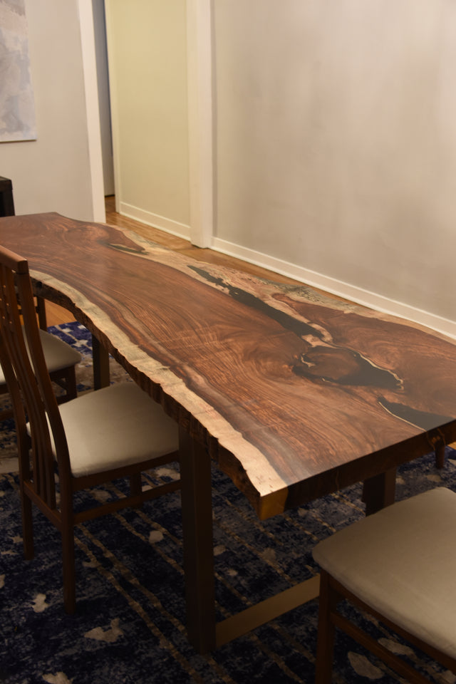 Single Slab Rosewood Dining Table