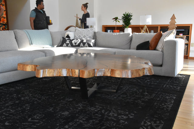 Live Edge White Oak Coffee Table