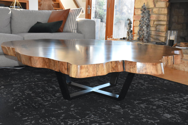 Live Edge White Oak Coffee Table