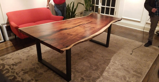 Single Slab Rosewood Table