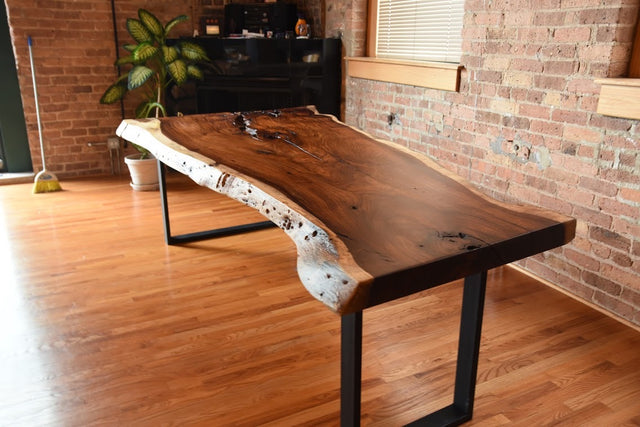 Single Slab Rosewood Dining Table