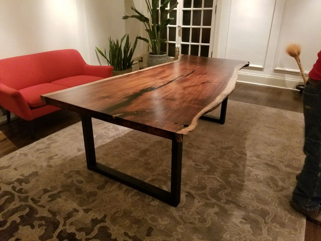 Single Slab Rosewood Table