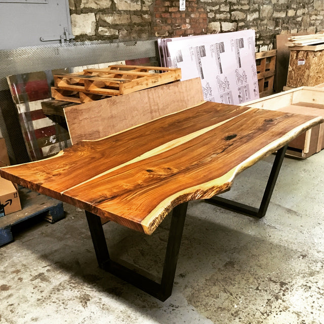 Bookmatched Rosewood Dining Table