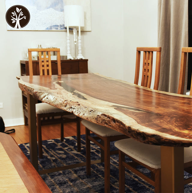 Single Slab Rosewood Dining Table