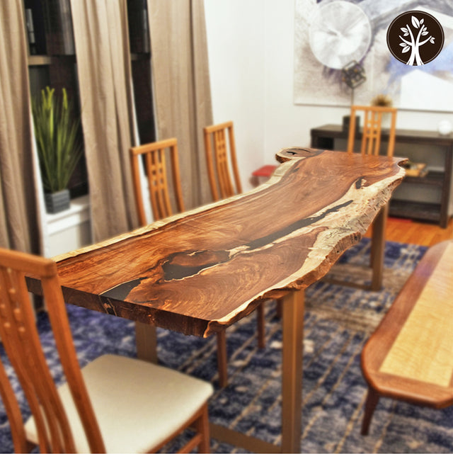 Single Slab Rosewood Dining Table