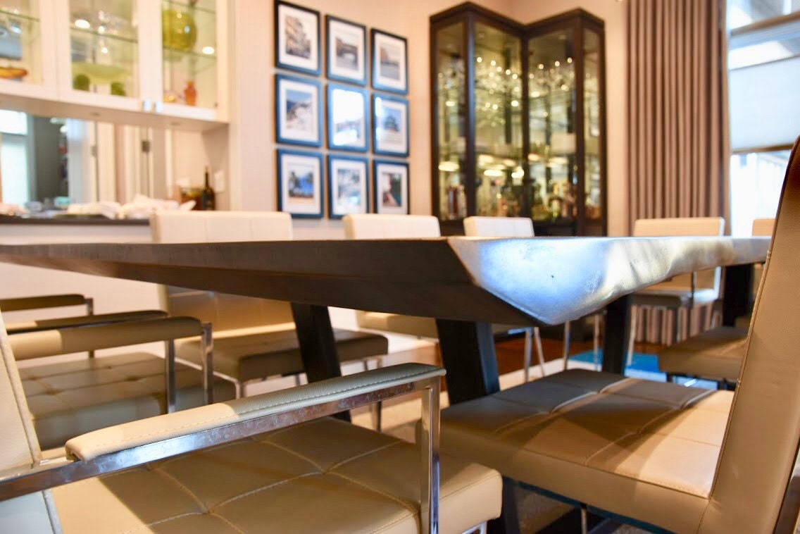 Product image 2: Black Walnut Book Matched Slab Live Edge Dining Table 2