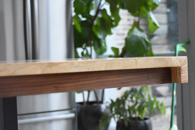 Live edge table kitchen island