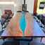 Black Walnut Live Edge River Epoxy Dining Table