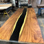 Black Walnut Live Edge River Epoxy Dining Table