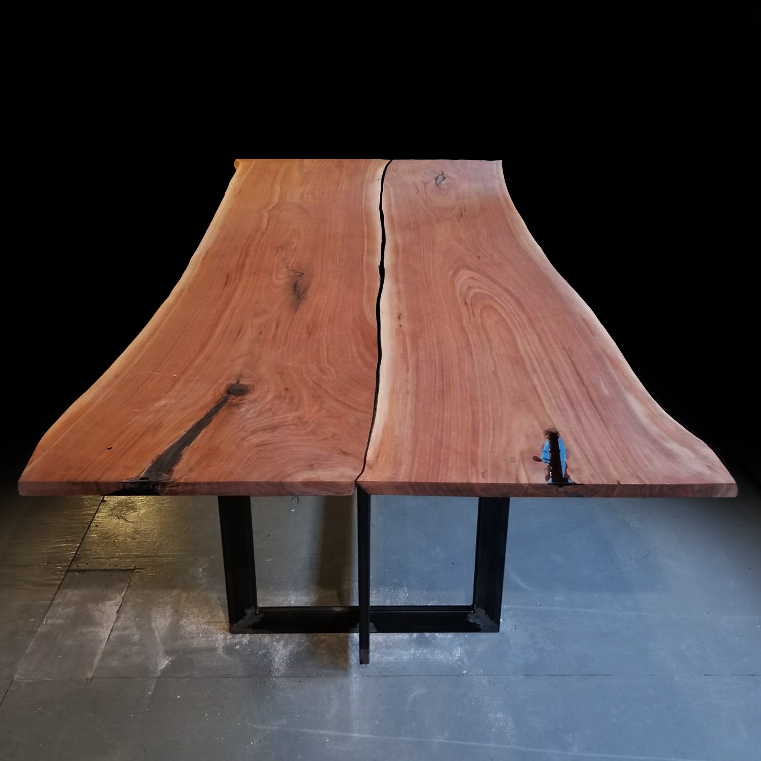 Product image 5: Book Matched Black Walnut Live Edge Dining Table