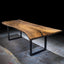 Single Slab Black Walnut Live Edge Dining Table