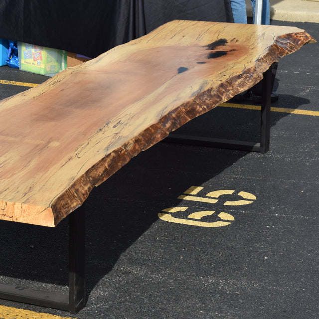 Spalted Maple Live Edge Dining Table