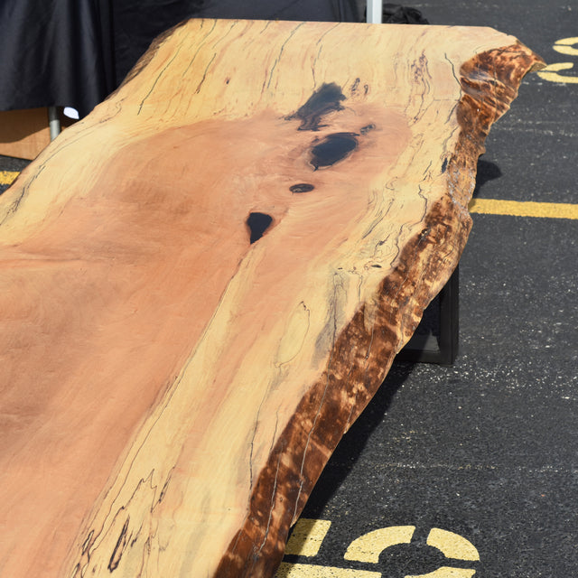 Spalted Maple Live Edge Dining Table