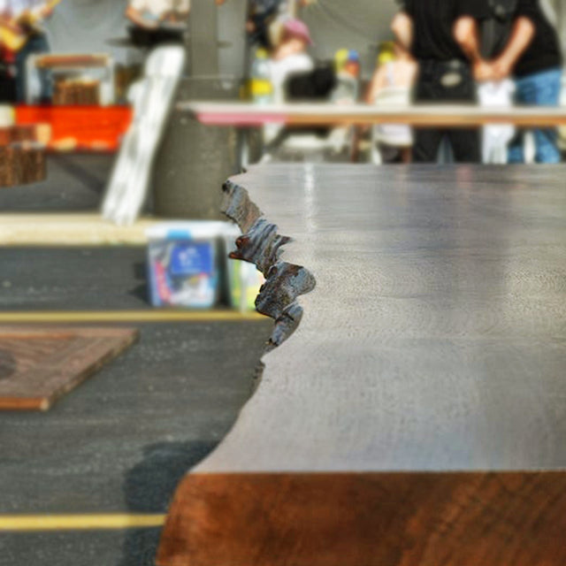 Oregon Walnut Live Edge Dining Table, Dining Table, Custom Kitchen Dining Table, Walnut Slab, Live Edge Table, Walnut Dining Table