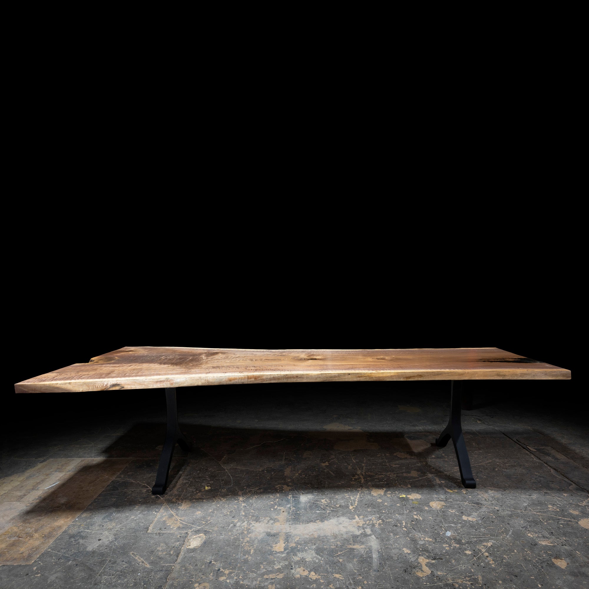 Black Walnut Single Slab Live Edge Dining Table 2