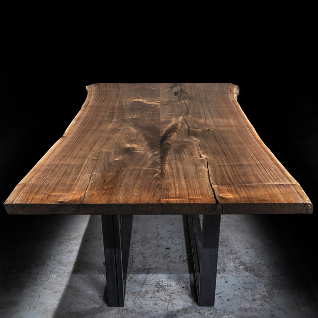 Book Matched Live Edge Dining Table