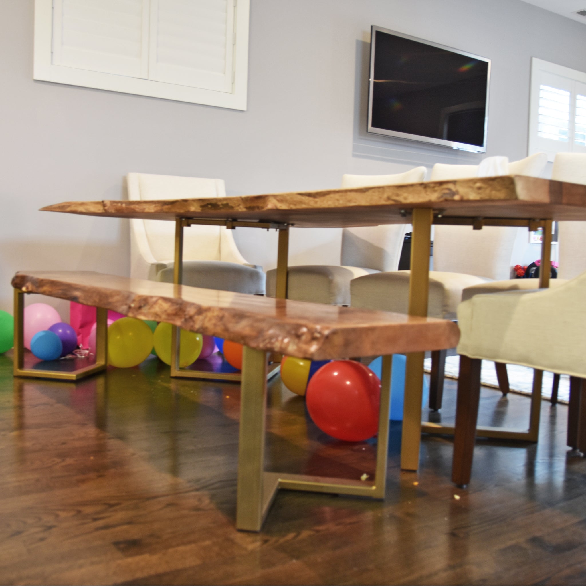 Product image 12: Black Walnut Live Edge Dining Table with Single Slab