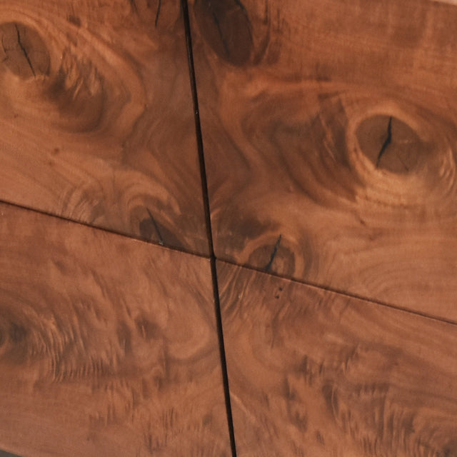 Custom Made Black Walnut Floating Bathroom Vanity 2