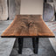 Book Matched Live Edge Dining Table 4