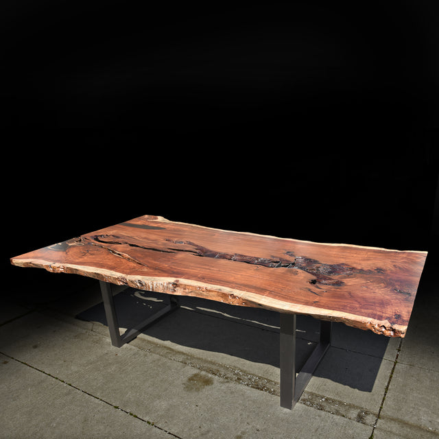 Live Edge Dining Table Solid Rosewood Dalbergia Sissoo