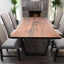 Single Slab Black Walnut Live Edge Dining Table