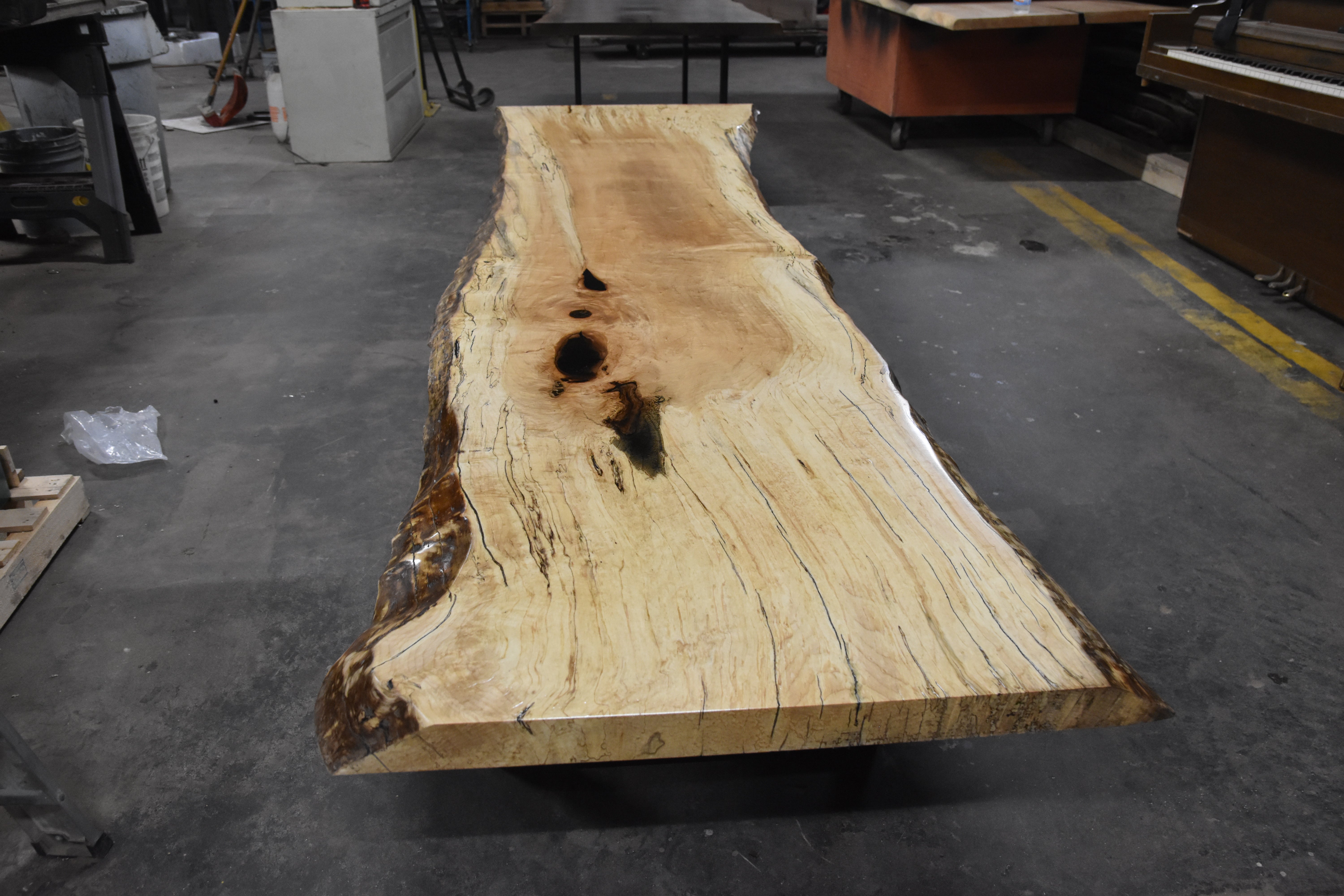 Product image 10: Spalted Maple Live Edge Dining Table