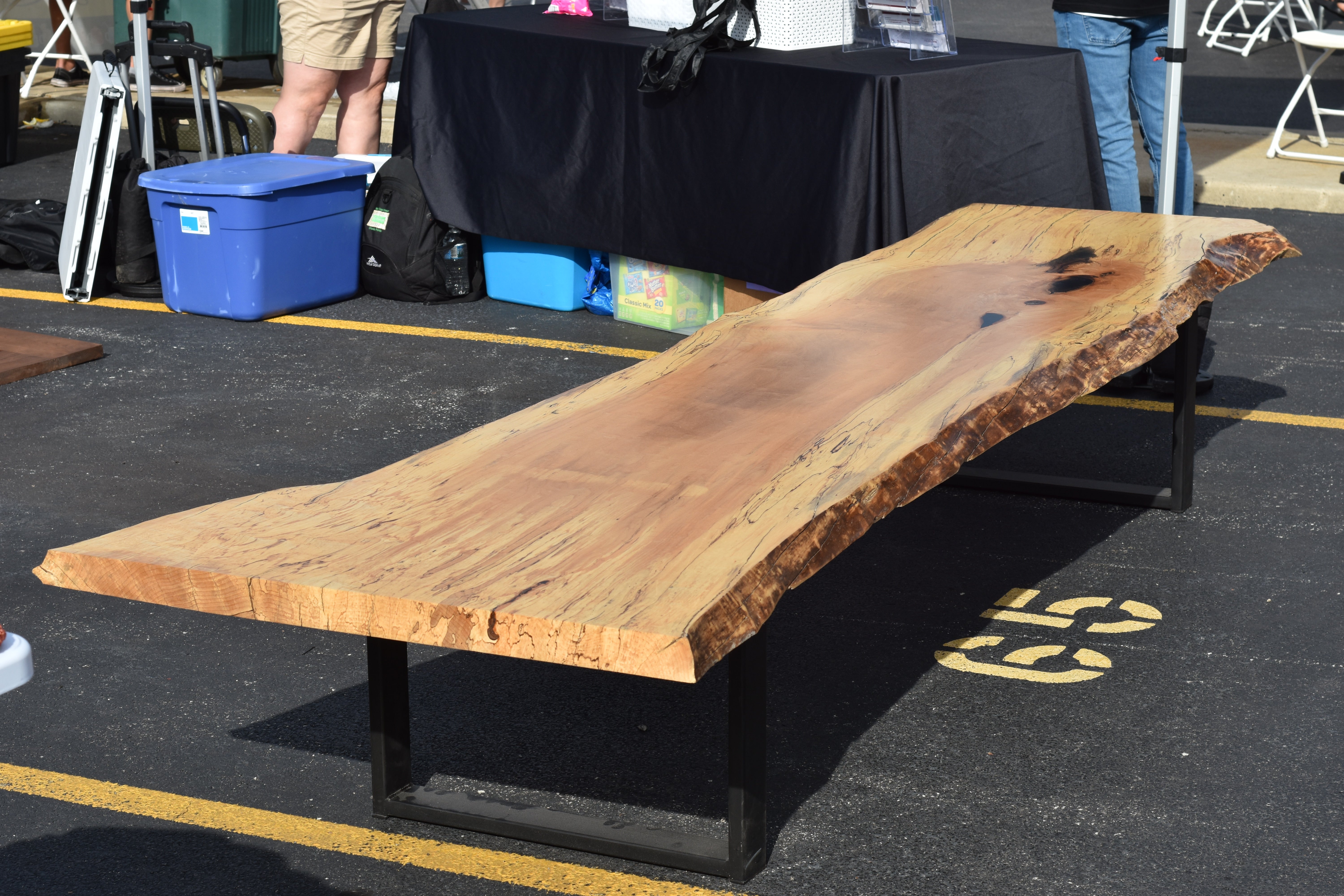 Product image 7: Spalted Maple Live Edge Dining Table