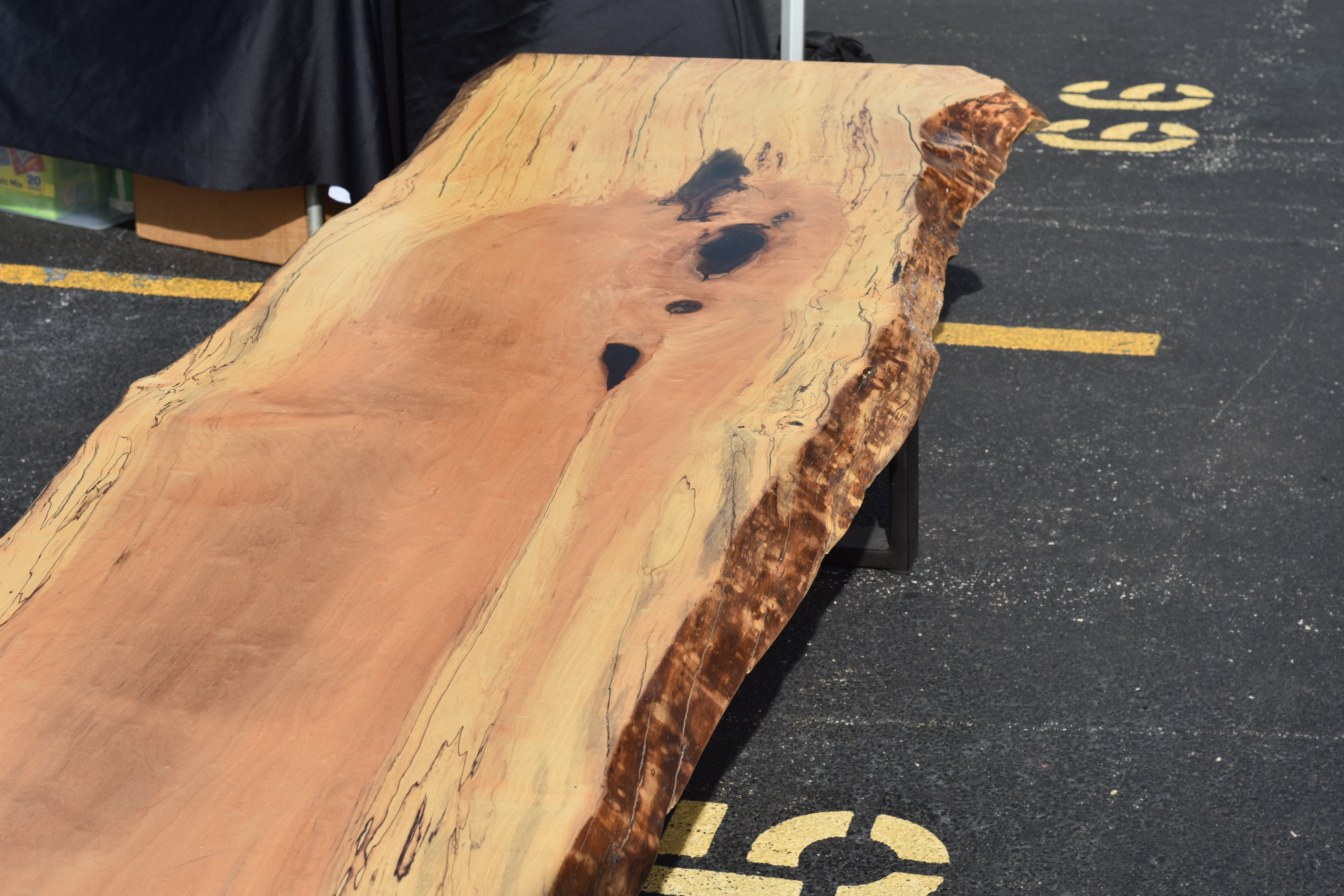 Product image 6: Spalted Maple Live Edge Dining Table