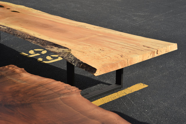 Spalted Maple Live Edge Dining Table