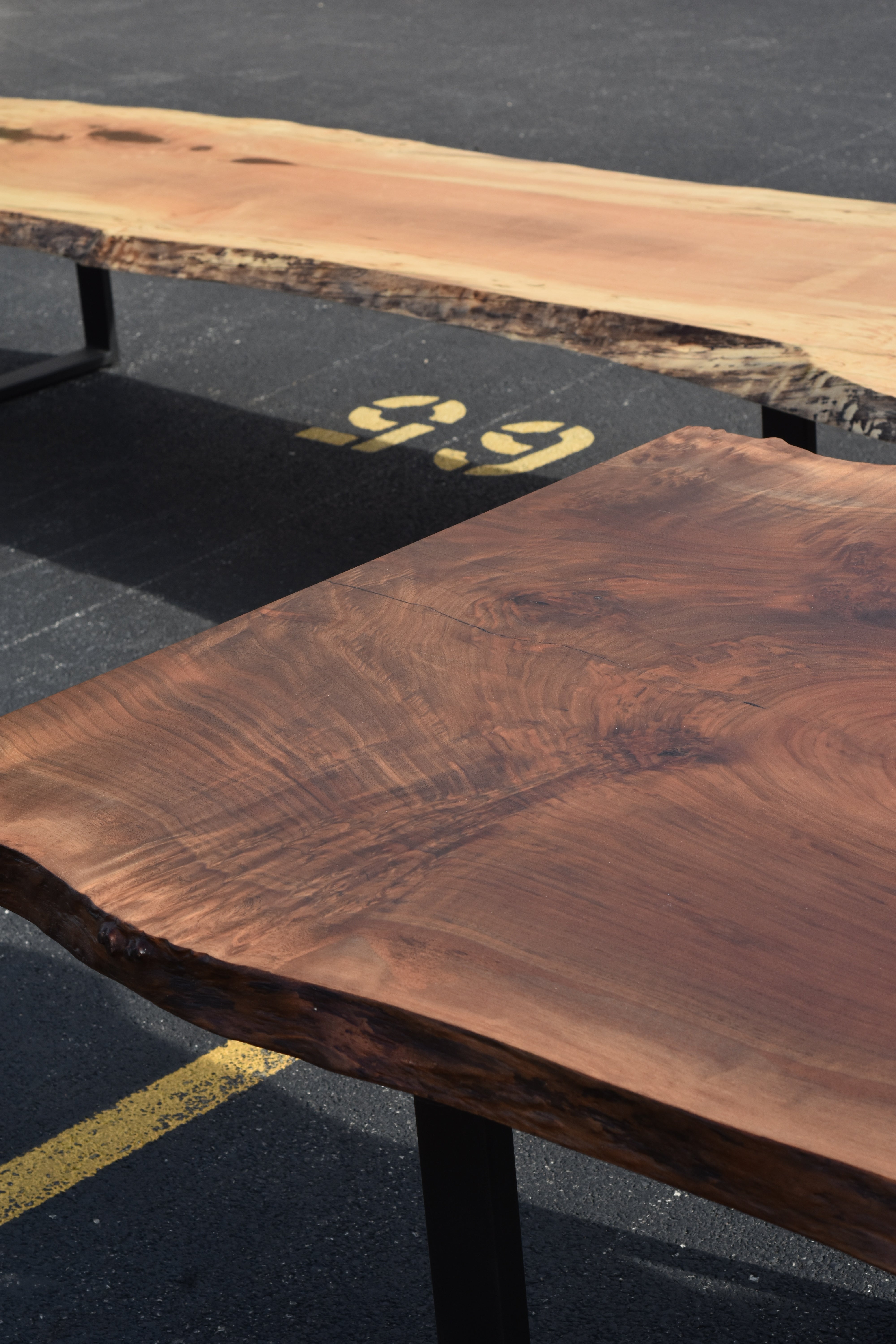 Product image 2: Spalted Maple Live Edge Dining Table