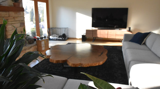 Live Edge Walnut Coffee Table