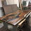 Black Walnut Book Matched Live Edge Dining Table