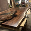 Black Walnut Book Matched Live Edge Dining Table