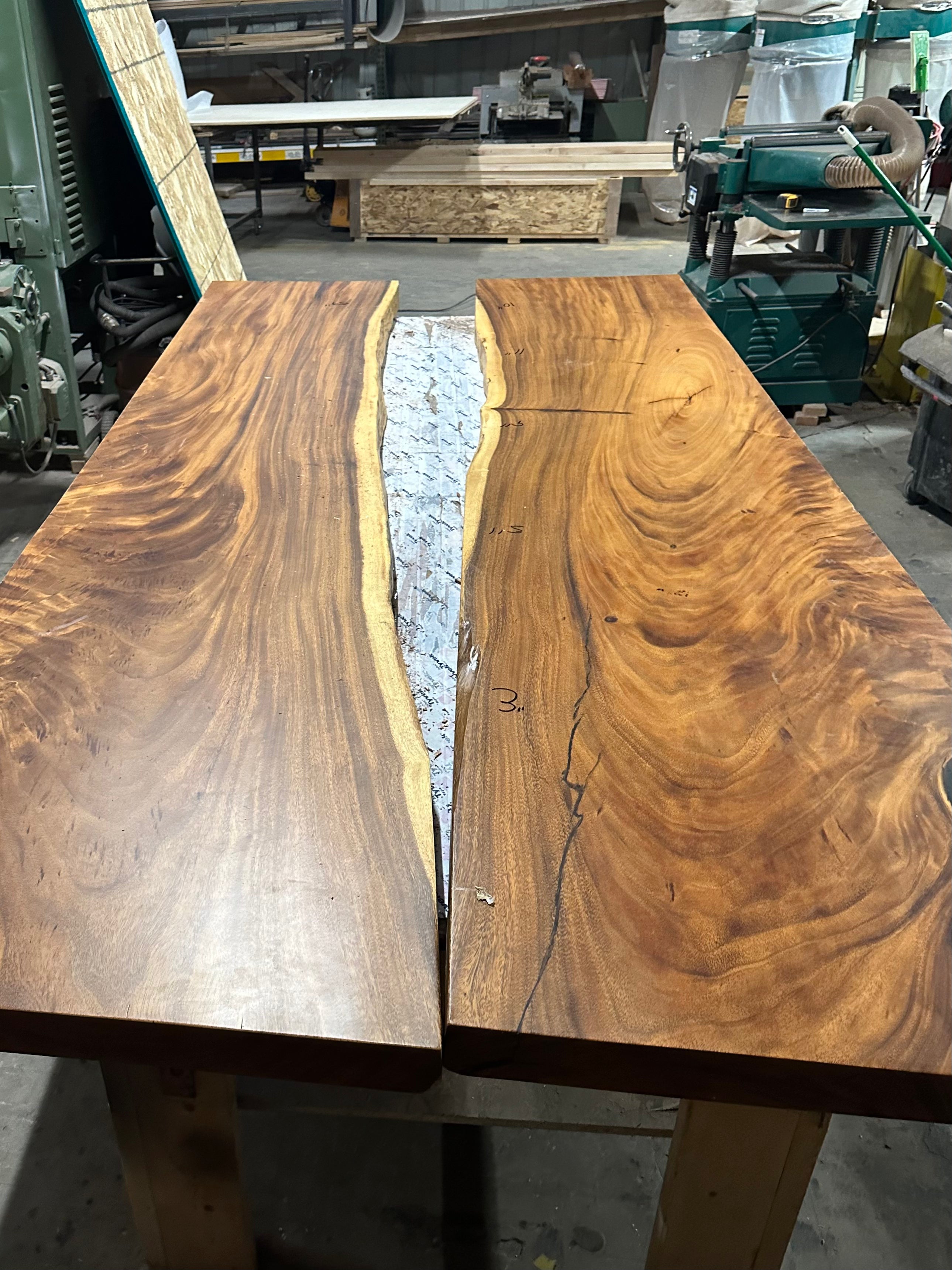 Product image 7: Black Walnut Live Edge River Epoxy Dining Table