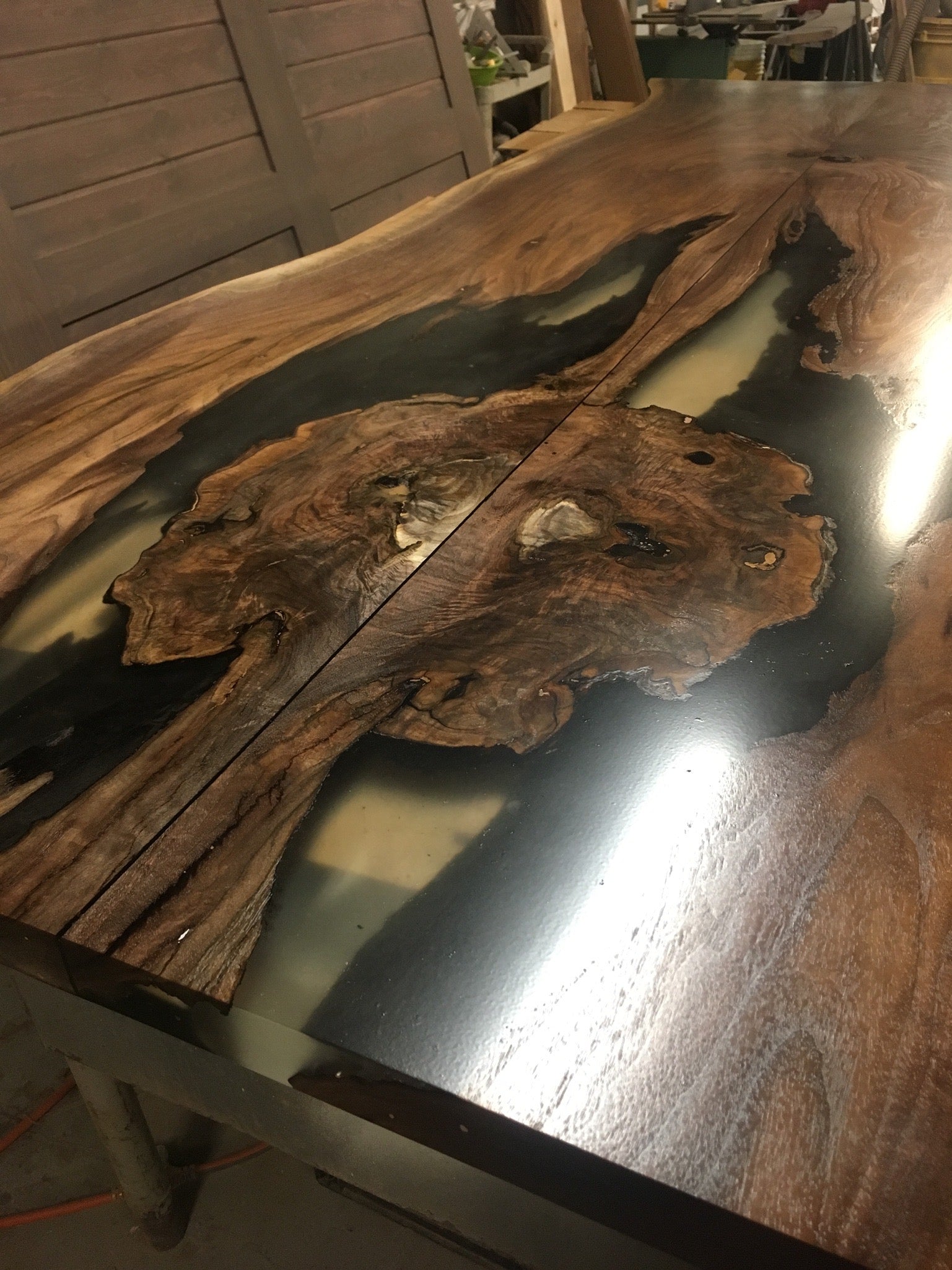 Product image 10: Black Walnut Book Matched Live Edge Dining Table