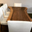 Black Walnut Live Edge Dining Table with Single Slab