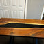 Black Walnut Live Edge River Epoxy Dining Table