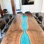 Black Walnut Live Edge River Epoxy Dining Table