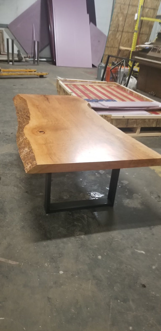 Walnut Coffee Table with Live Edge