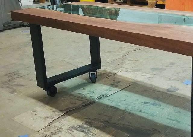 Live Edge Coffee Table in Walnut