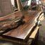 Black Walnut Book Matched Live Edge Dining Table